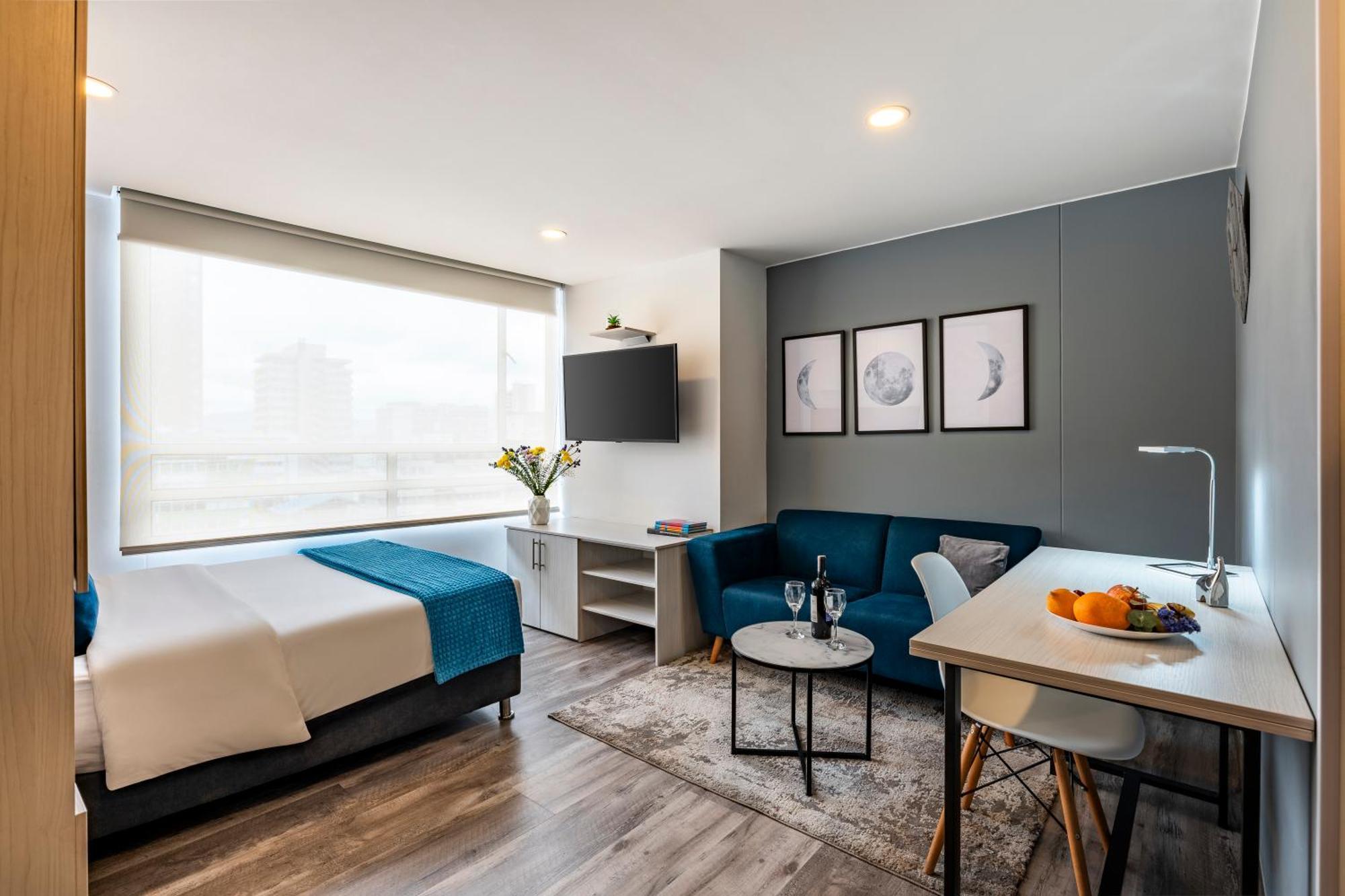 Torre Acqua Lofts - Downtown Bogotaアパートメント エクステリア 写真